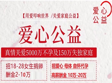 市中捐卵助孕生子 爱心志愿者招募